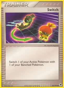 Switch 83/101, carta de Pokémon de Dragon Frontiers
