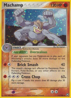 Machamp 11/108, carta de Pokémon de Power Keepers