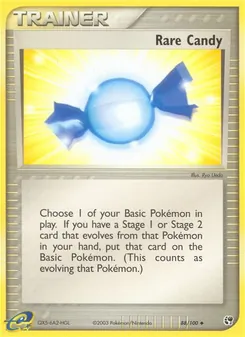 Rare Candy 88/100, carta de Pokémon de Sandstorm