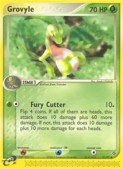 Grovyle 31/97, carta de Pokémon de Dragon
