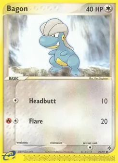 Bagon 49/97, carta de Pokémon de Dragon