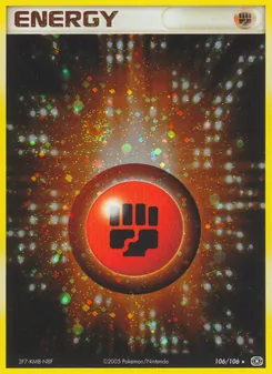 Fighting Energy 106/106, carta de Pokémon de Emerald