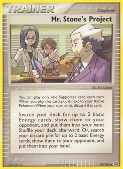 Mr. Stone's Project 79/106, carta de Pokémon de Emerald
