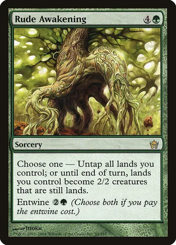 Rude Awakening 92, carta de Magic: The Gathering de Fifth Dawn