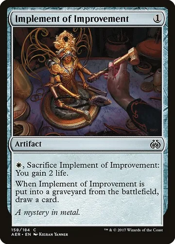 Implement of Improvement 158, carta de Magic: The Gathering de Aether Revolt