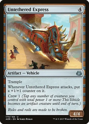 Untethered Express 179, carta de Magic: The Gathering de Aether Revolt