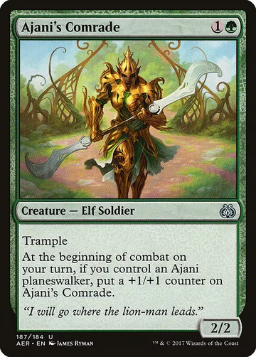 Ajani's Comrade 187, carta de Magic: The Gathering de Aether Revolt