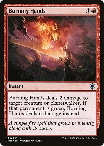 Burning Hands 135