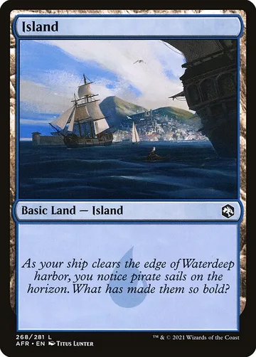 Island 268, carta de Magic: The Gathering de Adventures in the Forgotten Realms