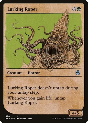 Lurking Roper 328, carta de Magic: The Gathering de Adventures in the Forgotten Realms