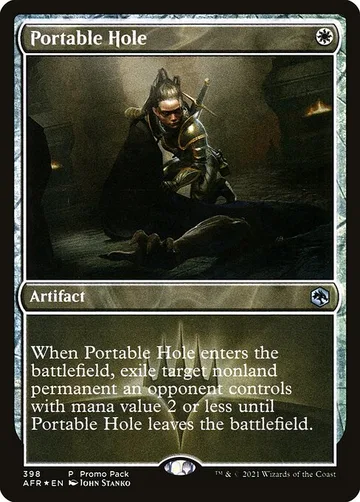 Portable Hole 398, carta de Magic: The Gathering de Adventures in the Forgotten Realms