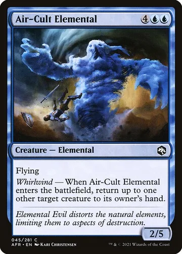 Air-Cult Elemental 45, carta de Magic: The Gathering de Adventures in the Forgotten Realms
