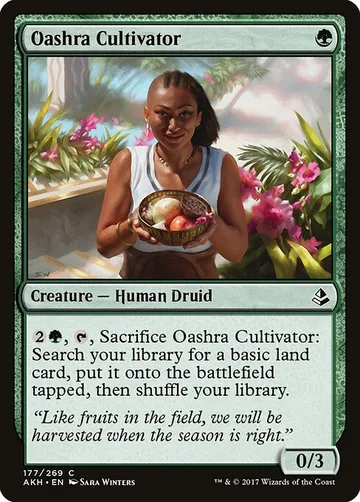Oashra Cultivator 177, carta de Magic: The Gathering de Amonkhet