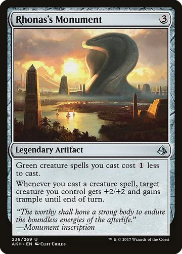 Rhonas's Monument 236, carta de Magic: The Gathering de Amonkhet