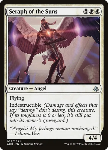 Seraph of the Suns 28, carta de Magic: The Gathering de Amonkhet