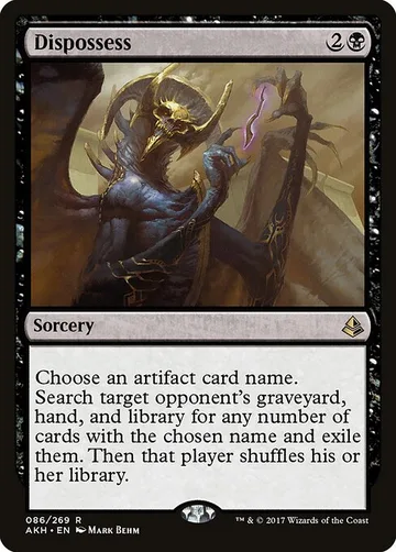 Dispossess 86, carta de Magic: The Gathering de Amonkhet