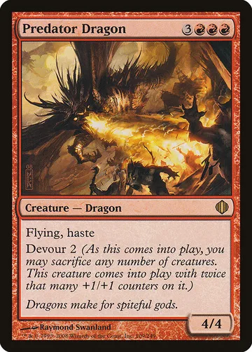 Predator Dragon 109, carta de Magic: The Gathering de Shards of Alara
