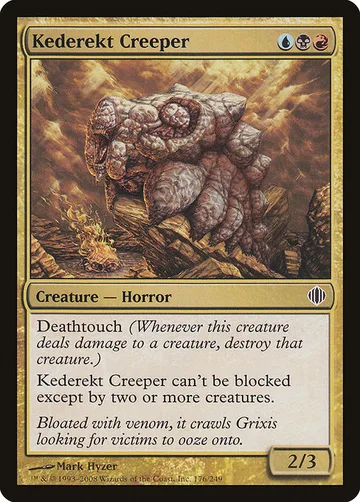 Kederekt Creeper 176, carta de Magic: The Gathering de Shards of Alara