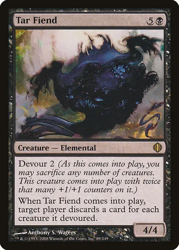 Tar Fiend 89, carta de Magic: The Gathering de Shards of Alara
