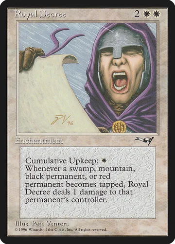 Royal Decree 14, carta de Magic: The Gathering de Alliances