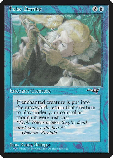 False Demise 27b, carta de Magic: The Gathering de Alliances