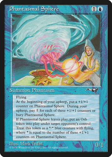 Phantasmal Sphere 32, carta de Magic: The Gathering de Alliances