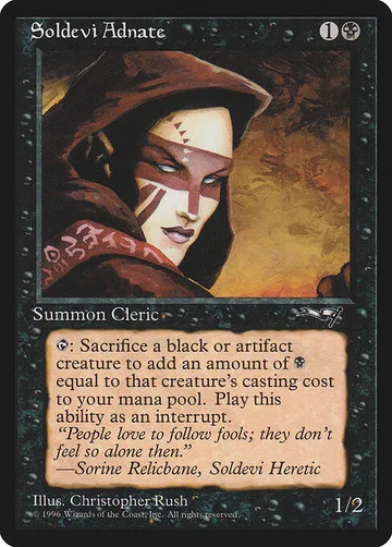 Soldevi Adnate 60a, carta de Magic: The Gathering de Alliances