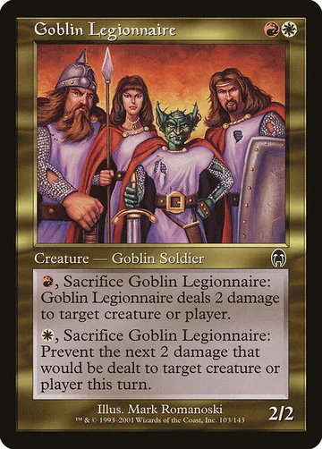 Goblin Legionnaire 103, carta de Magic: The Gathering de Apocalypse