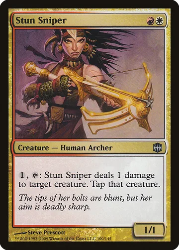 Stun Sniper 100, carta de Magic: The Gathering de Alara Reborn