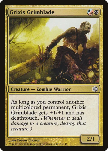 Grixis Grimblade 134, carta de Magic: The Gathering de Alara Reborn