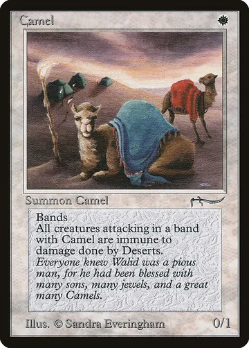 Camel 3, carta de Magic: The Gathering de Arabian Nights