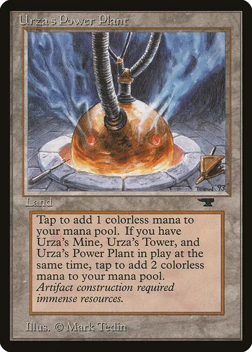 Urza's Power Plant 84a, carta de Magic: The Gathering de Antiquities