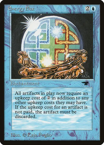 Energy Flux 9, carta de Magic: The Gathering de Antiquities