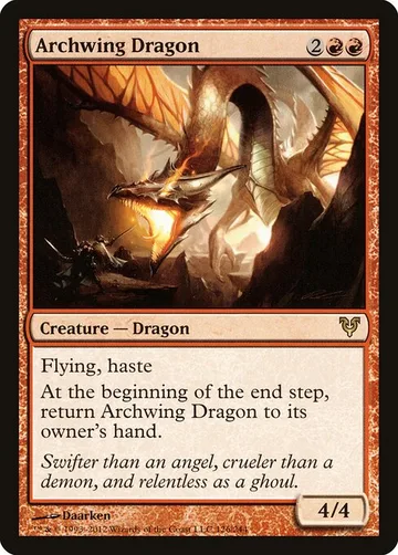 Archwing Dragon 126, carta de Magic: The Gathering de Avacyn Restored