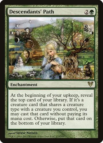 Descendants' Path 173, carta de Magic: The Gathering de Avacyn Restored
