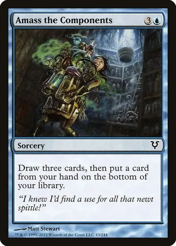 Amass the Components 43, carta de Magic: The Gathering de Avacyn Restored