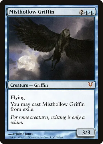 Misthollow Griffin 68, carta de Magic: The Gathering de Avacyn Restored