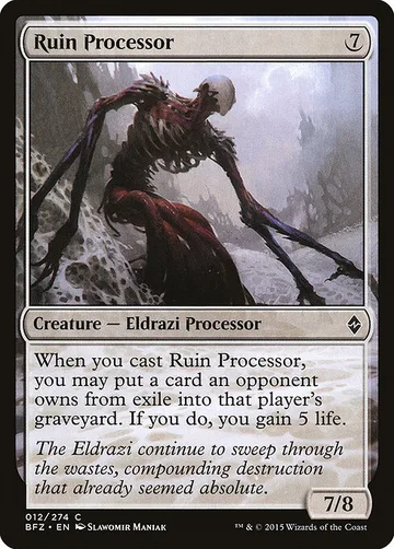Ruin Processor 12, carta de Magic: The Gathering de Battle for Zendikar
