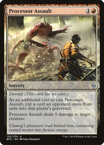 Processor Assault 132, carta de Magic: The Gathering de Battle for Zendikar
