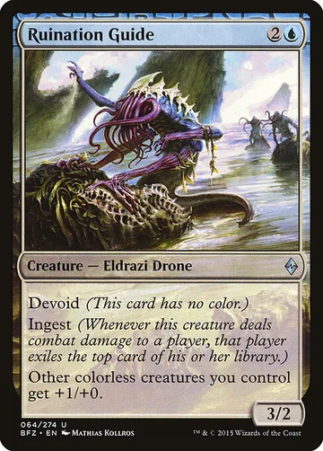 Ruination Guide 64, carta de Magic: The Gathering de Battle for Zendikar