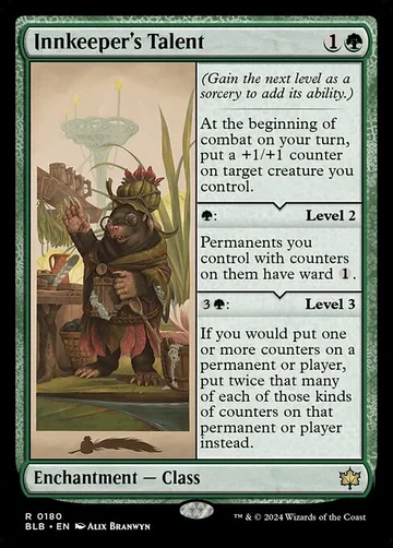 Innkeeper's Talent 180, carta de Magic: The Gathering de Bloomburrow