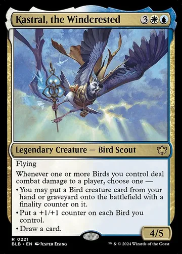 Kastral, the Windcrested 221, carta de Magic: The Gathering de Bloomburrow