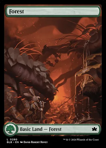 Forest 280, carta de Magic: The Gathering de Bloomburrow
