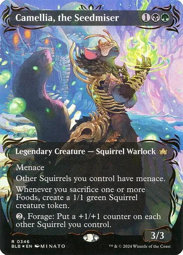 Camellia, the Seedmiser 346, carta de Magic: The Gathering de Bloomburrow