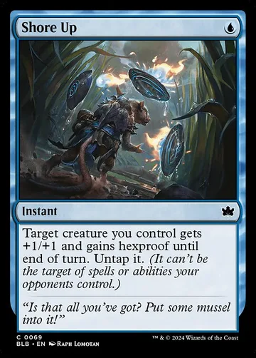 Shore Up 69, carta de Magic: The Gathering de Bloomburrow