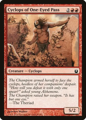 Cyclops of One-Eyed Pass 90