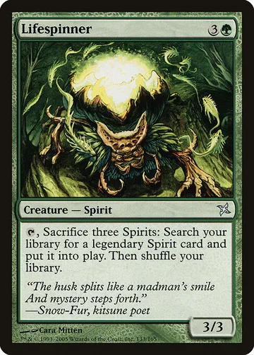 Lifespinner 133, carta de Magic: The Gathering de Betrayers of Kamigawa