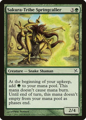 Sakura-Tribe Springcaller 142, carta de Magic: The Gathering de Betrayers of Kamigawa