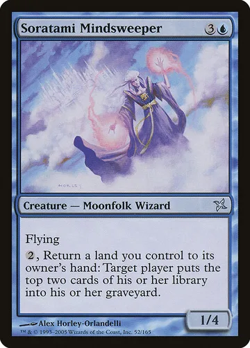 Soratami Mindsweeper 52, carta de Magic: The Gathering de Betrayers of Kamigawa
