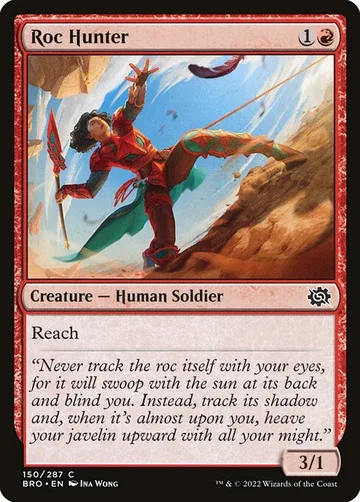 Roc Hunter 150, carta de Magic: The Gathering de The Brothers' War